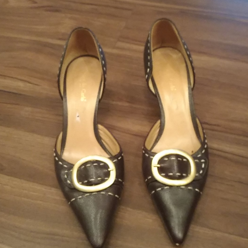 Made in Italy 8.5 chocolate low heels